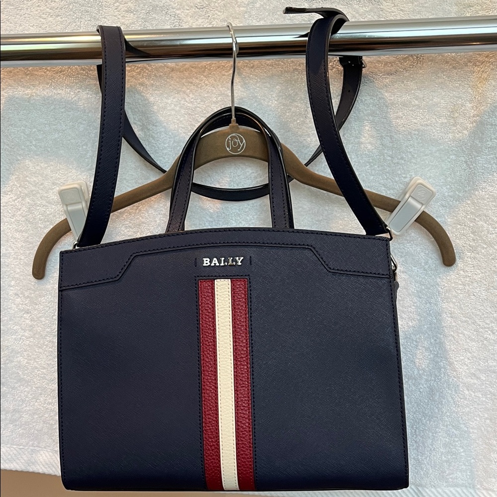 Brand new bally three stipe tote bag